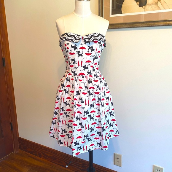 Cute Kitty Summer dress made in USA! - Picture 1 of 6